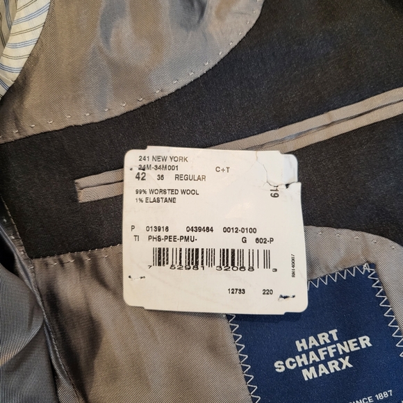 Hart Schaffner Marx New York Worsted Wool Blazer - Picture 14 of 14